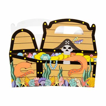 Bo&icirc;te &agrave; bonbons Pirate 12x12.5x6 cm (12 pcs)