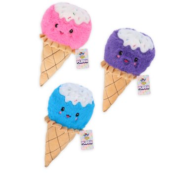 Grandes Glaces en Peluche - 25 cm - Couleurs Mixtes (12 pcs)