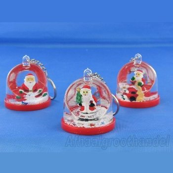 PORTE-CL&Eacute;S BOULE &Agrave; NEIGE (12 pcs.)