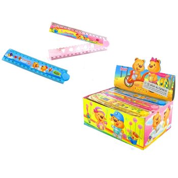 RÈGLE PLIABLE EN FORME D'OURS PRÉSENTOIR (48 pcs)