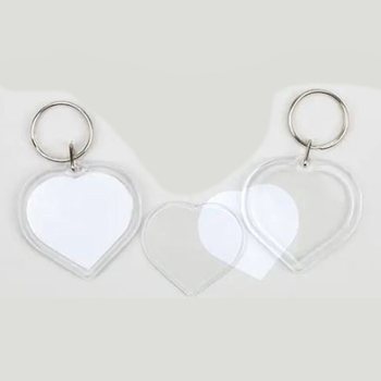 PORTE-CLÉS CŒUR À COLORIER SOI-MÊME (48 pcs)