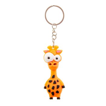 Porte-cl&eacute;s Animaux Rigolos - Mix Animaux aux Grands Yeux (48 pcs)