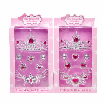 Panoplie Princesse en Bo&icirc;te Luxe, en Pr&eacute;sentoir (12 pcs.)
