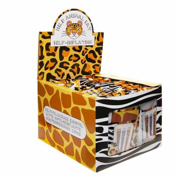 Batte Auto-gonflable 'Animaux Sauvages' - 49x13cm - Pr&eacute;sentoir (48 pcs)