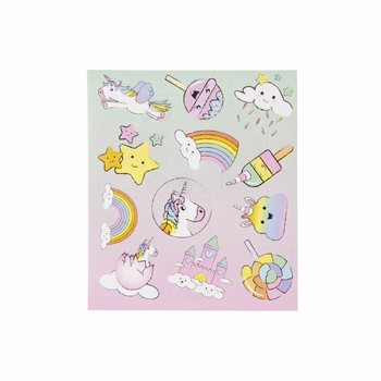 Pr&eacute;sentoir d'Autocollants Licorne Fun (120 pi&egrave;ces)