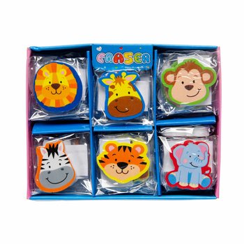 Mix de Gommes Animaux Sauvages en Pr&eacute;sentoir (36 pcs)