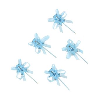 PICS &Agrave; CUPCAKE NAISSANCE - OURS BLEU (12 pcs)