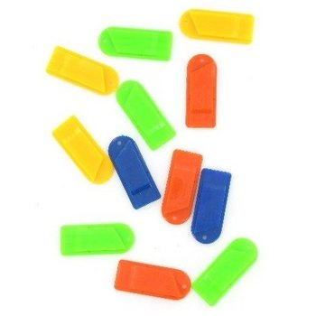 Petits sifflets colorés (200 pcs)