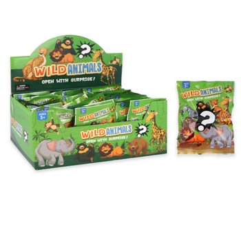 Pochettes Surprises Animaux Sauvages en Pr&eacute;sentoir (60 pcs)
