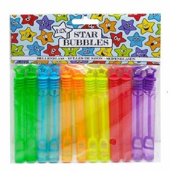 B&acirc;tonnets &agrave; Bulles &Eacute;toiles Color&eacute;s (12 Pi&egrave;ces)