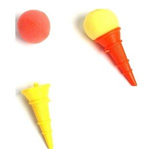 MINI GLACES LANCE-BALLES EN SACHET 10 CM (24 pcs)