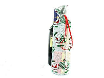 Magnifique Sac &agrave; Bouteille de Vin de No&euml;l (12 pcs)