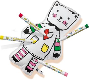 SES My First - Peluche Chat &agrave; Colorier (1 pc.)