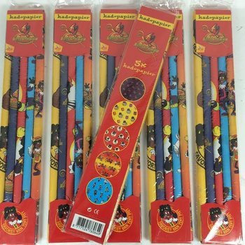 Papier Cadeau 5 Pi&egrave;ces 'De Club van Sinterklaas' (Saint-Nicolas)