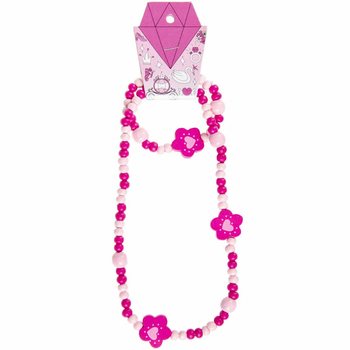 Set Collier + Bracelet en Bois pour Enfant (48 pcs)