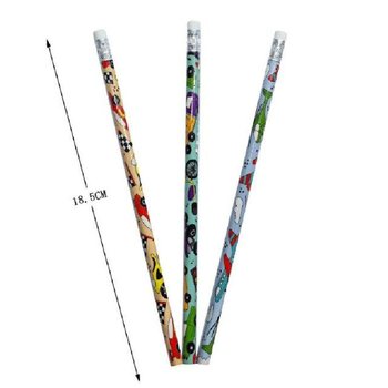 CRAYON DE PAPIER V&Eacute;HICULES (12 pi&egrave;ces)