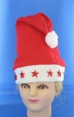 BONNET DE NO&Euml;L avec &Eacute;TOILES LUMINEUSES (9 pcs)