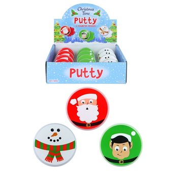 Slime Putty de Noël en présentoir (12 pcs)