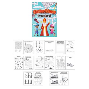 Livre de Coloriage et Jeux Sinterklaas (Lot de 48)