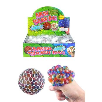 BALLE SQUISHY – COULEURS MULTICOLORES (12 pcs)