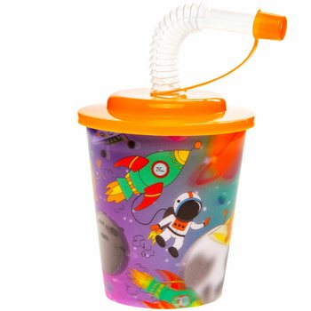 GOBELET / COUPE À GLACE AVEC PAILLE - SPACE (12 pcs)
