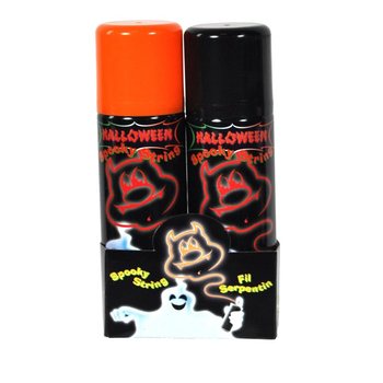 Set de 2 Sprays de Serpentins Halloween 2x125ML (6 pces)