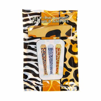 Batte Auto-gonflable 'Animaux Sauvages' - 49x13cm - Pr&eacute;sentoir (48 pcs)