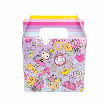 Bo&icirc;te repas / Bo&icirc;te cadeau Princesses 14x10x17 cm (Lot de 12)