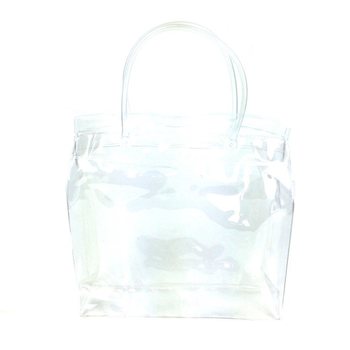 Sachet d'Emballage Transparent de Luxe &agrave; Fond Cartonn&eacute; avec Poign&eacute;e Solide 18,5x18cm (25 pi&egrave;ces)