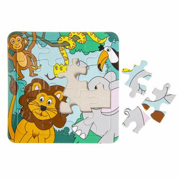 Mix Puzzles Jungle (14x14cm) - Lot &eacute;conomique 50 pi&egrave;ces