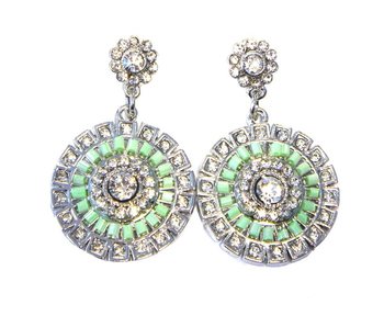 Boucles d'oreilles Style Ibiza Menthe (1 pc)