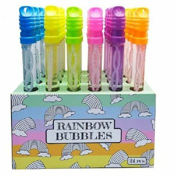 Grand Bâton de Bulles de Savon Arc-en-Ciel - Présentoir (24 pcs)