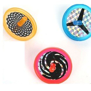 TOUPIES COLORÉES POUR POCHETTE SURPRISE Ø 4 CM (48 pcs)