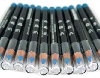 Crayon Yeux & Lèvres Bleu Clair (12 pièces)