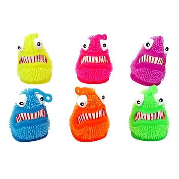GROS MONSTRES PUFFER LUMINEUX AVEC LUMIÈRE Ø9,5CM (12 pces)