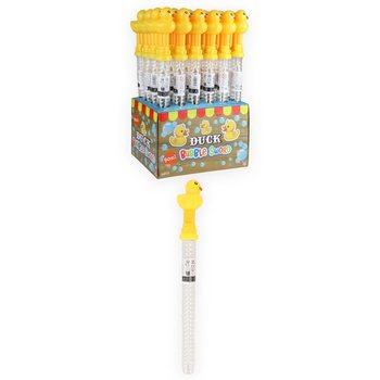Grand Tube &agrave; Bulles de Savon 35 cm - Canard en Pr&eacute;sentoir (24 pcs)