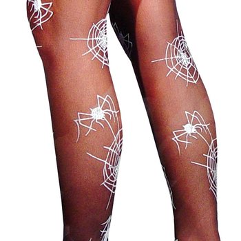 Collants avec imprim&eacute; toile d'araign&eacute;e (11 pces)