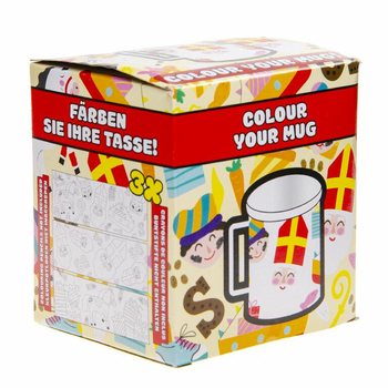 Saint-Nicolas / Sinterklaas Tasse &agrave; Colorier (2 pcs)