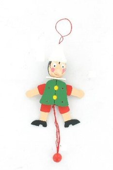 Pantin Pinocchio en Bois (Lot de 4)