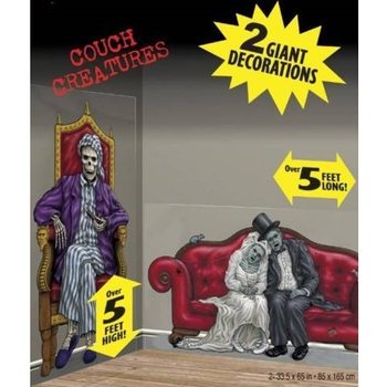 MÉGA DÉCORATION MURALE D'HORREUR (9 pcs)
