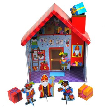 Maison de Saint-Nicolas 3D &agrave; Construire (2 pi&egrave;ces)
