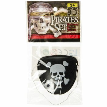 Caches-&oelig;il de Pirate en Pr&eacute;sentoir (96 pi&egrave;ces)