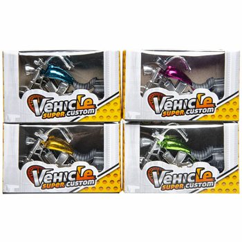 Moto Styl&eacute;e en Bo&icirc;te Cadeau sur Pr&eacute;sentoir (24 pcs)