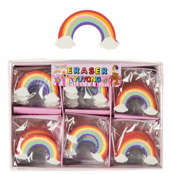 GOMMES ARC-EN-CIEL EN PRÉSENTOIR (36 pièces)