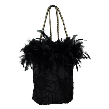 SAC À MAIN JOUET AVEC PLUMES ET IMPRIMÉ TOILE D'ARAIGNÉE (6 pcs)
