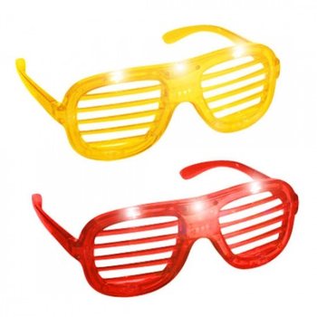 Lunettes Shutter Shades avec &Eacute;clairage LED (24 pcs)