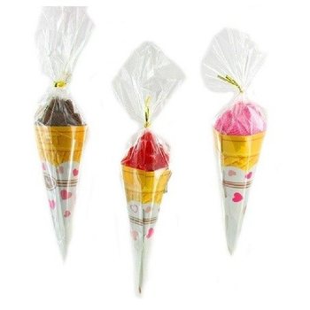 Serviette en Forme de Cr&egrave;me Glac&eacute;e - Petite (7 pcs)