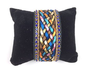 Bracelet Ibiza Bleu (1 pc) - Fermoir Aimanté