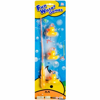 Jeu de P&ecirc;che aux Canards avec 3 Canards sur Carte (12 pcs)