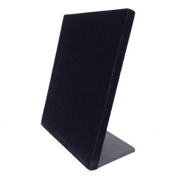 Pr&eacute;sentoir &agrave; bagues vertical - Velours (1 pc)